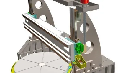 Modelo 3D del torno Niles