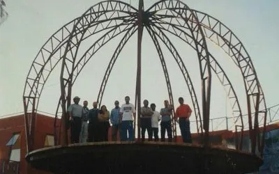 Estructura del domo planetario en Mamalluca