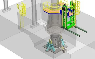 Modelo 3D del sistema posicionador